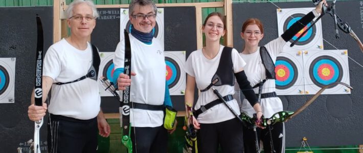 Erster Wettkampftag der Landesliga A und B Bogenschießen 2026